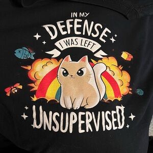 Black Cat Graphic T-Shirt